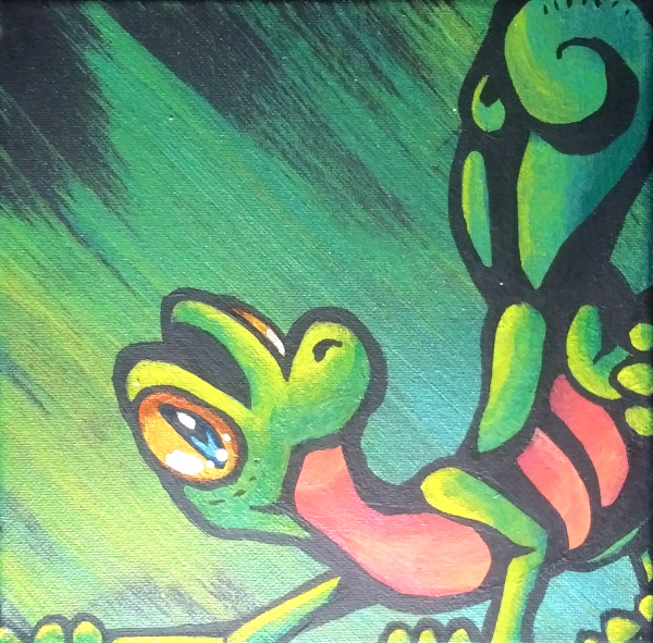 treecko painting